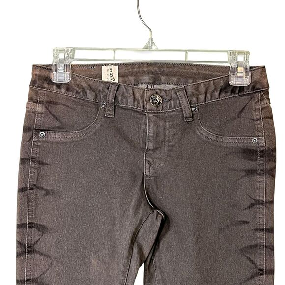 Volcom Jeans Womens 26 Skinny Mid Rise Jegging Stretch Denim Geometric Print - Picture 12 of 13
